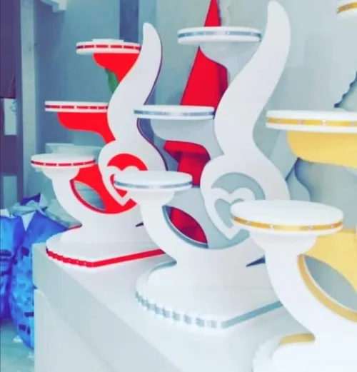   فو كايك بوليستران & ديكور حلويات الأفراح faux cake Polystyrène & décoration piece monté