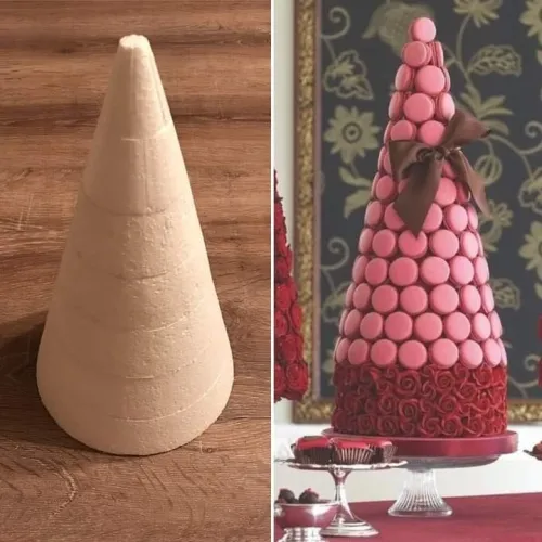   فو كايك بوليستران & ديكور حلويات الأفراح faux cake Polystyrène & décoration piece monté