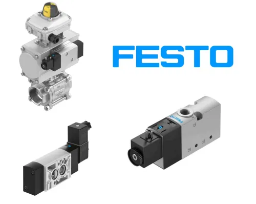 Distributeur pneumatique -électrovanne Et Raccord -Vérin pneumatique-Filtre Régulateur  (Festo)
