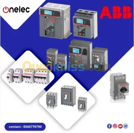abb disjoncteur - Différentiels - Contacteur - Relais THERMIQUE- Interrupteurs  - varriateur - 