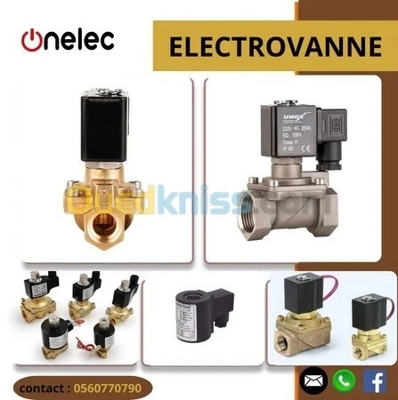Vanne - Électrovanne  Vapeur -BOBINE -Papillon, Sphérique, BOISSEAU, à siège incliné TECOFI