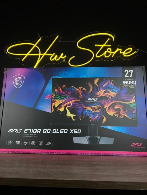 MSI MPG 271QR QD-OLED X50 Display HDR True pixels - 500 HZ - 0.03MS