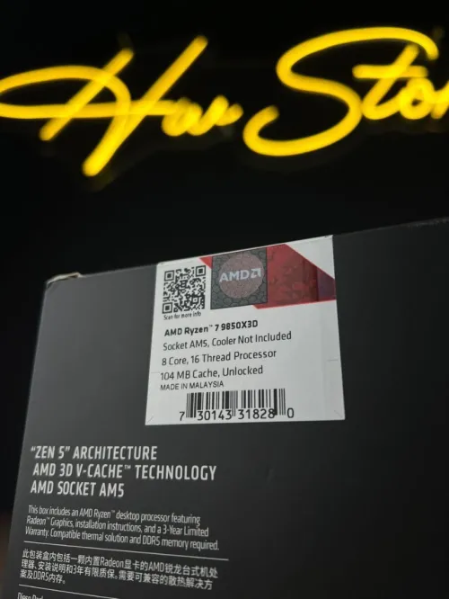 AMD RYZEN 7 9850X3D