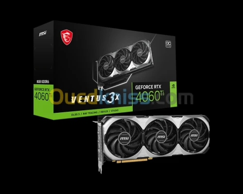 MSI VENTUS 3X OC RTX 4060 TI 8GO