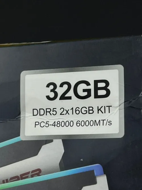 VIPERGAMING VIPERVENOM DDR5 32GB (2*16) 6000MT/S CL36 RGB