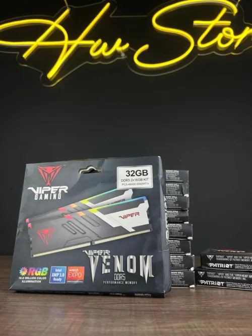 VIPERGAMING VIPERVENOM DDR5 32GB (2*16) 6000MT/S CL36 RGB