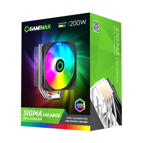 GAMEMAX SIGMA 540 ARGB BLACK