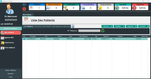Logiciel de Gestion Cabinet Medical Ophtalmologue