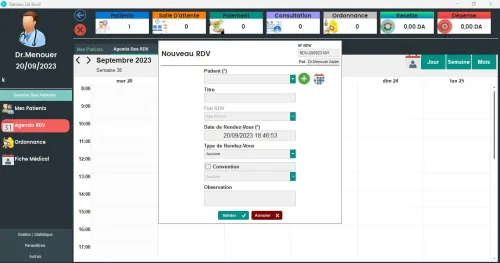 Logiciel de Gestion Cabinet Medical Neuro-psychiatrie