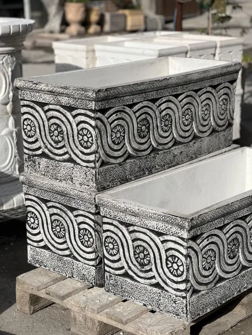 Vases en beton