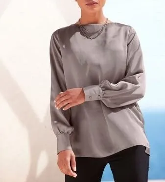 chemise satin femme élégante Kaba d Allemagne 