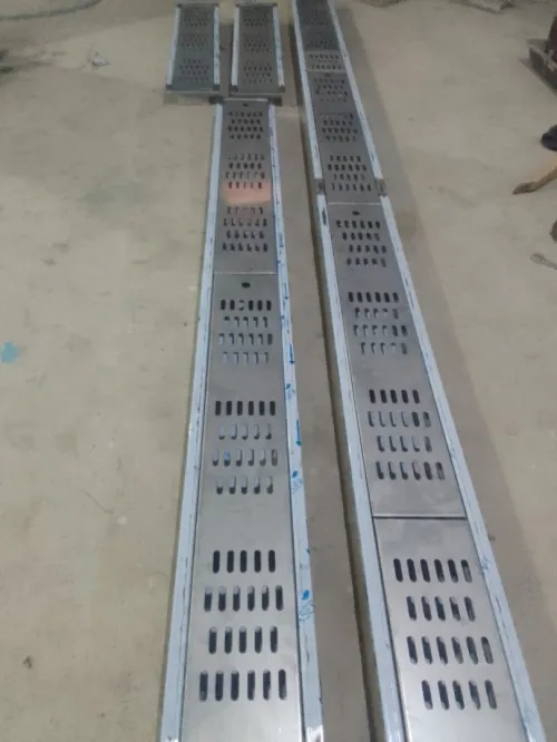 Caniveau et grille en inox alimentaire 304L 
