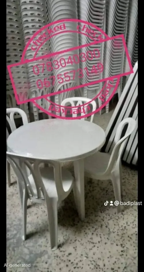 tables et chaises plastique gros كراسي و طاولات بلاستيكية بالجملة و التجزئة