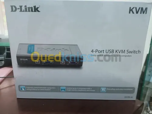 SWITCH KVM 4 PORT USB DLINK