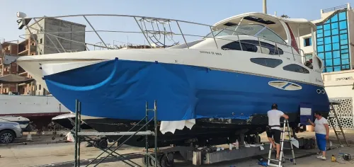 Habillage autocollant automobile yacht Bateaux