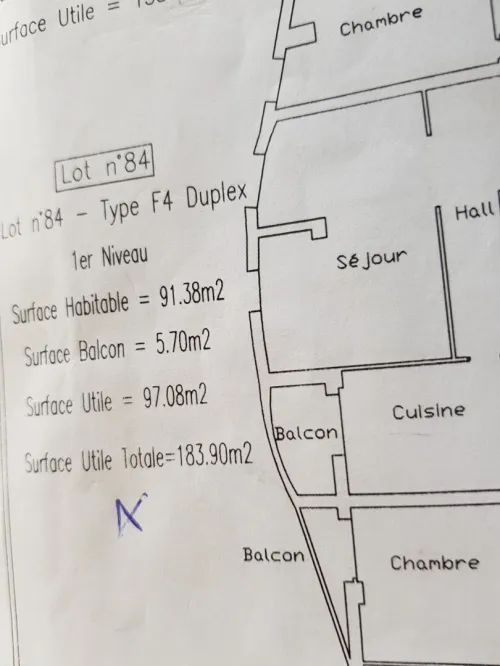 Vente Appartement Duplex F4 Oran Oran