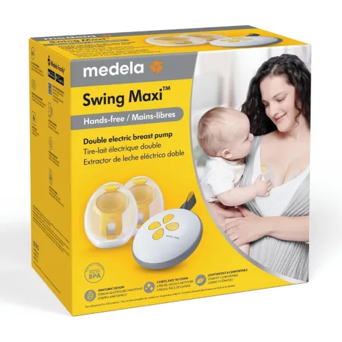 Tire-lait mains libres Medela Swing Maxi, facile, intuitif et idéal pour les déplacements