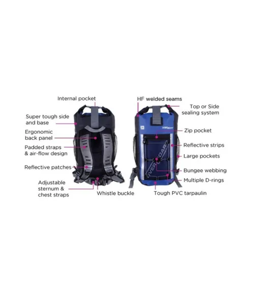 OVERBOARD SAC A DOS ETANCHE + Sac Organisateur Tidy 