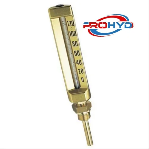 THERMOMETRE EN LAITON INDUSTRIAL