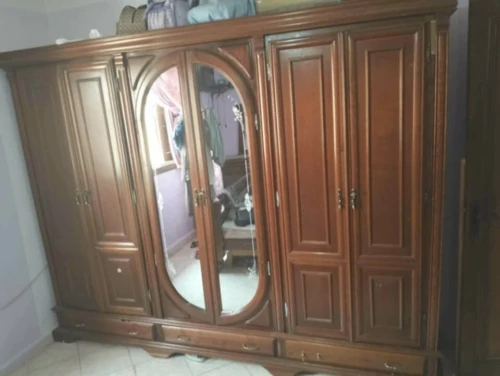 Chambre à couché bois rouge