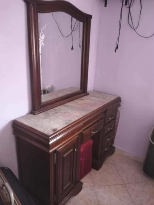 Chambre à couché bois rouge