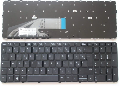 AZERTY Français Clavier pour HP ProBook 450 G3, 455 G3, 470 G3, 450 G4, 455 G4, 470 G4, 650 G2, 650 G3, 655 G2