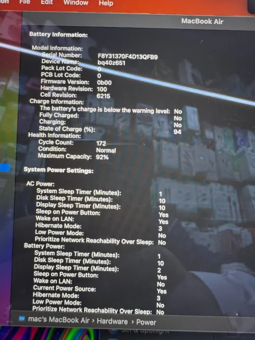 MacBook Air M2 8G 256G libère officiel