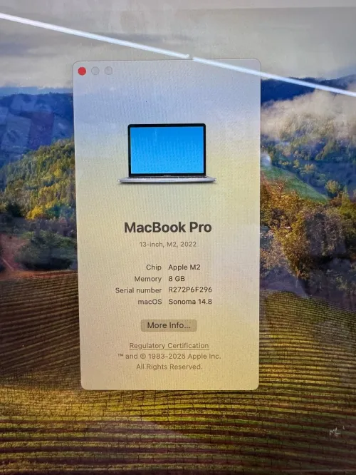MacBook Pro M2 13" 8G 256G mdm 