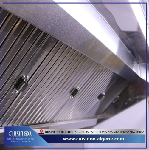 HOTTE D'EXTRACTION EN INOX