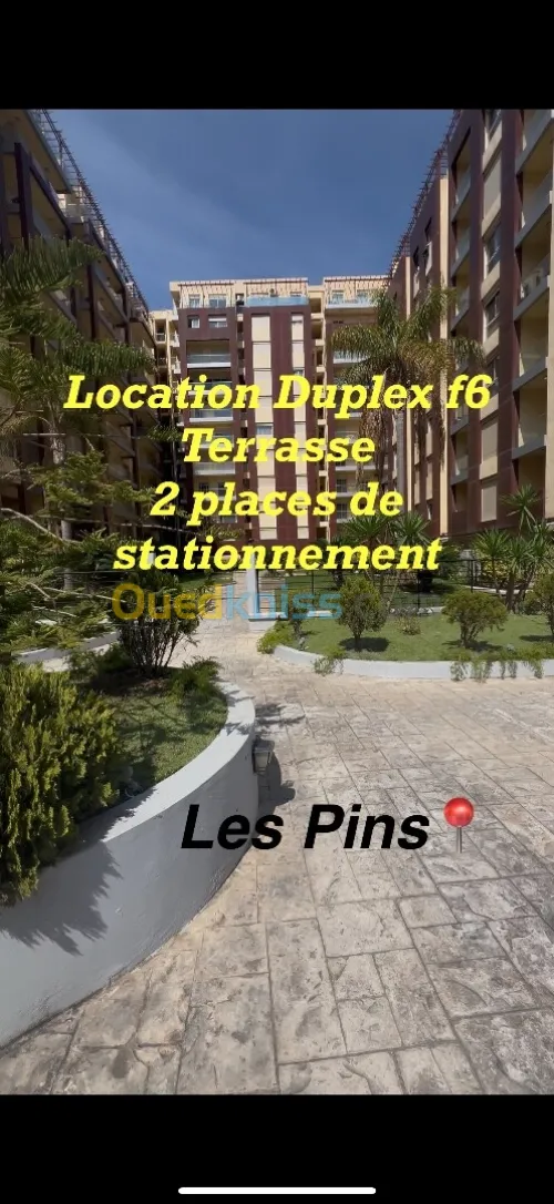 Location Appartement F6 Alger Ouled fayet