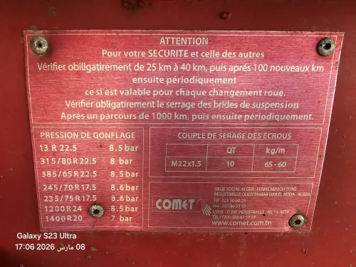 REMORQUE PORTE ENGIN COMET 54T 2019