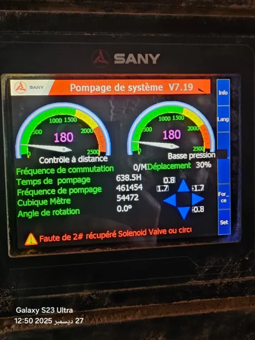 CAMION MERCEDES ACTROS 3341 POMPE A BETON  SANY 