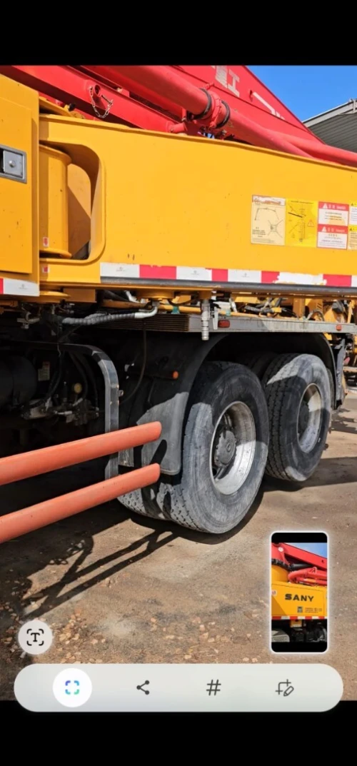 CAMION MERCEDES ACTROS 3341 POMPE A BETON  SANY 