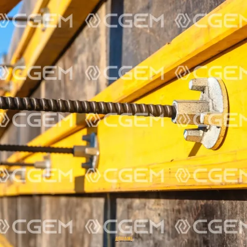 Tiges de Serrage de Coffrage Robustes et Fiables ! 6m brute (Tige de Coffrage).