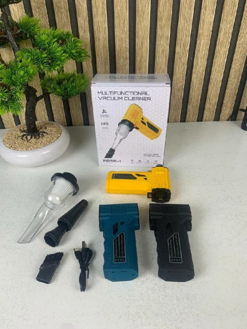 Souffleur Turbo et Aspirateur Portable F036-1 avec Accessoires - منفاخ ومكنسة الهواء التوربينية المحمولة (2 في 1)