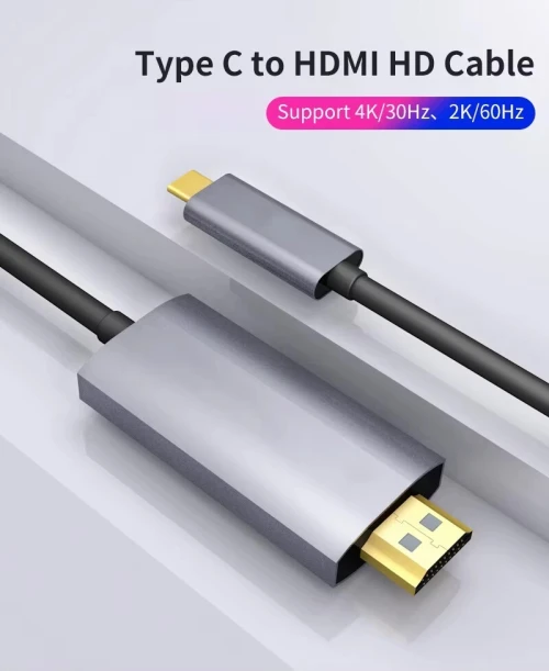 CABLE TYPE-C 3.1 TO HDMI 4K30HZ