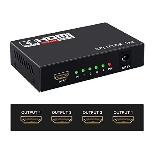HDMI SPLITER 1X4 1080P VER 1.4