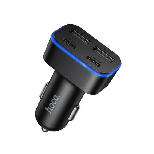 CHARGEUR AUTO HOCO DOUBLE USB & TYPE-C -Z63