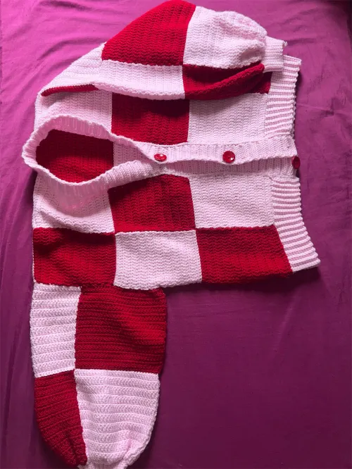 Handmade crochet gilet