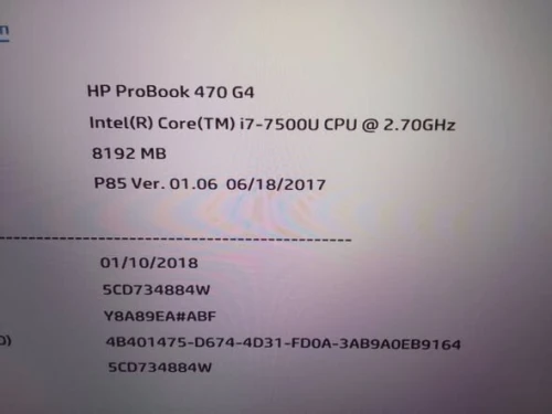 PC PORTABLE HP PROBOOK  470 G4