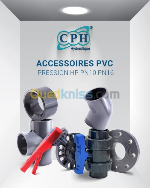 ACCESSOIRES PVC PRESSION HP PN10 PN16