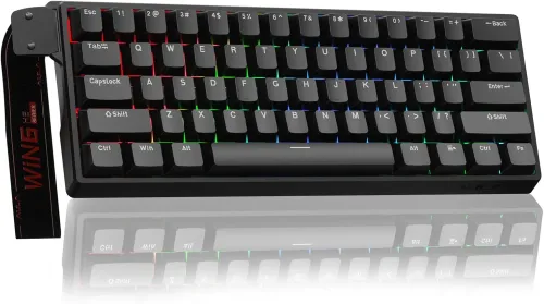 RVB CLAVIER AULA WIN60 HE STANDARD 60% MAGNETIC SWITCH 8K POLLING RATE 0.02 RT SIDE PRINTING