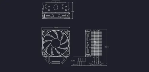 Coolermaster Hyper 212 Spectrum V3  Air Cooler