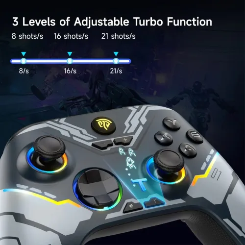 EasySMX X15 RGB Controller With Hall Trigger and Hall Joystick