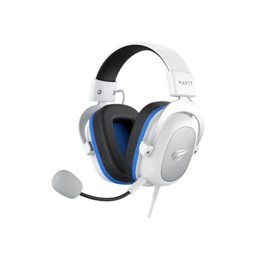 HAVIT H2002d Gaming Headset, 53mm Drivers, For PC, PS4, XBOX ONE (Black / White)