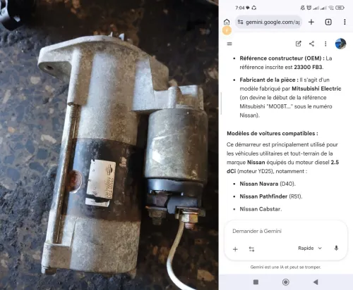 Demareur casse français garantie