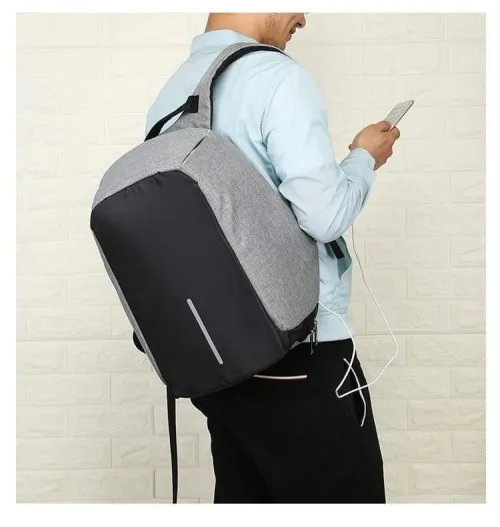 Sac a dos anti-vol (code de sécurité) Avec sortie USB et porte PC Pour homme et femme
