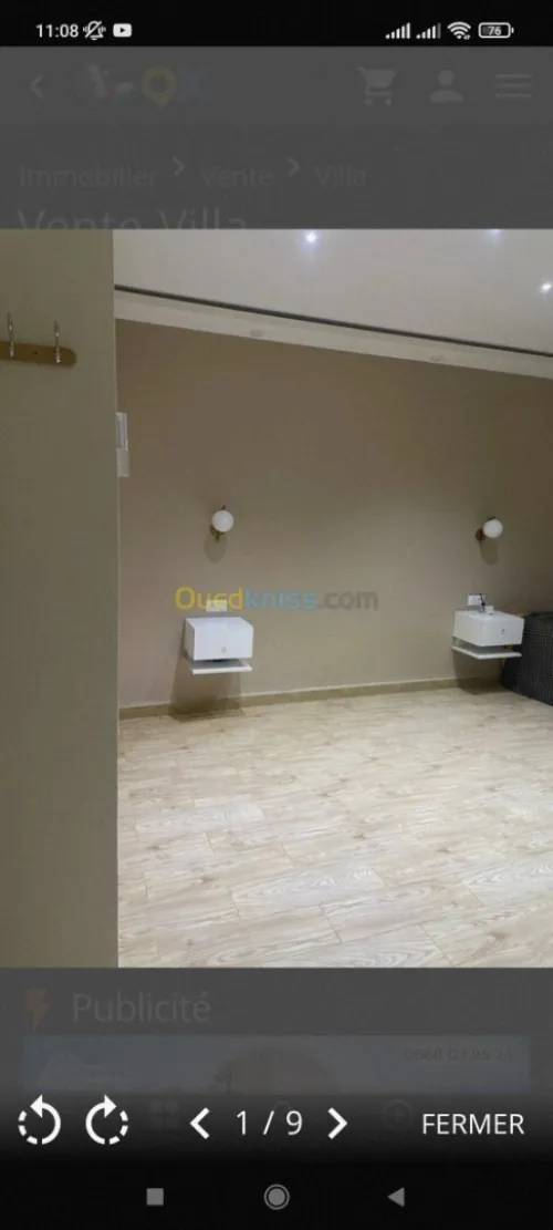 Vente Villa Mostaganem Ain sidi cherif