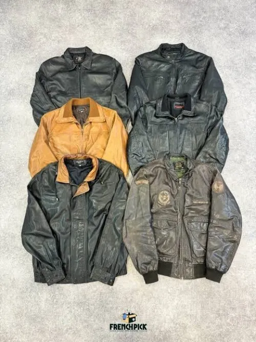 Veste en cuir