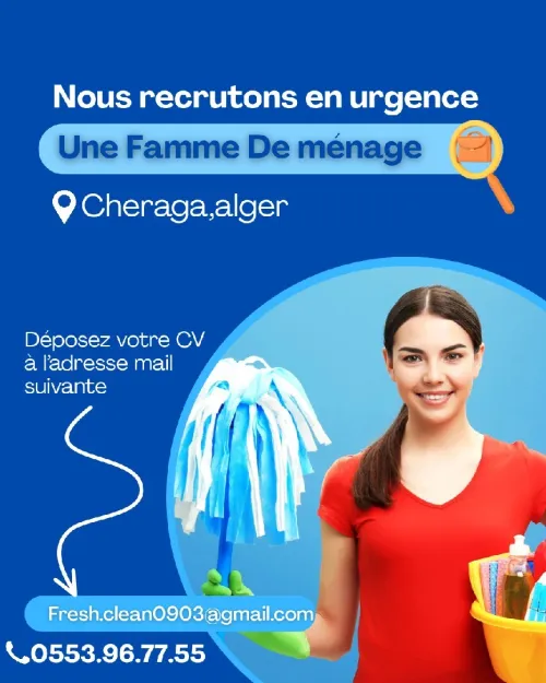 Offre d'emploi (famme de ménage)